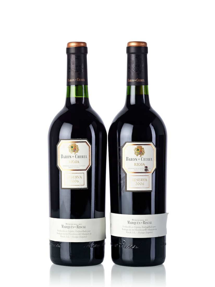Marqués de Riscal Barón de Chirel Reserva, 2006 (16x 750ml): Marqués de Riscal Barón de Chirel Reserva, 2006 (16x 750ml) Region: Spain Label: 7x slightly marked, 8x marked, 1x scuffed Lot to be sold without reserve. For further information on this