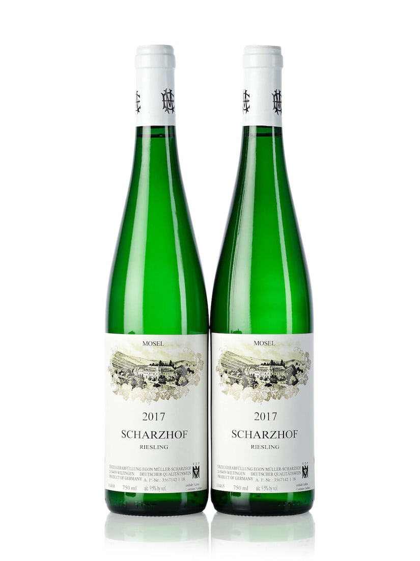 Egon Müller Riesling Scharzhof, 2017 (12x 750ml): Egon Müller Riesling Scharzhof, 2017 (12x 750ml) Region: Germany Lot to be sold without reserve. For further information on this lot please visit Bonhams.com For further information about