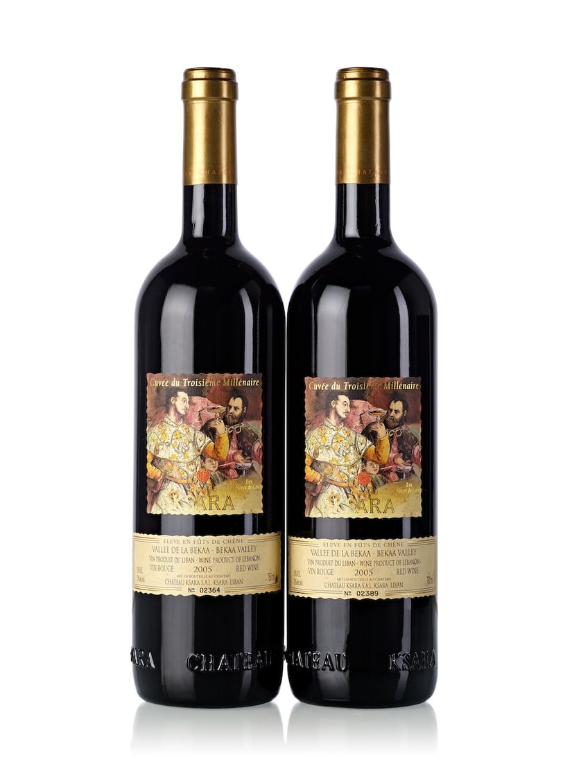 Château Ksara Cuvée du 3ème Millénaire, 2005 (24x 750ml): Château Ksara Cuvée du 3ème Millénaire, 2005 (24x 750ml) Region: Lebanon Label: 14x slightly marked, 1x marked, 5x slightly scuffed Lot to be sold without reserve. For further info