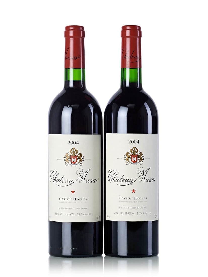 Château Musar Red, 2004 (12x 750ml): Château Musar Red, 2004 (12x 750ml) Region: Lebanon Label: 2x slightly marked, 1x marked Packaging: oc Lot to be sold without reserve. For further information on this lot please visit Bonhams.com