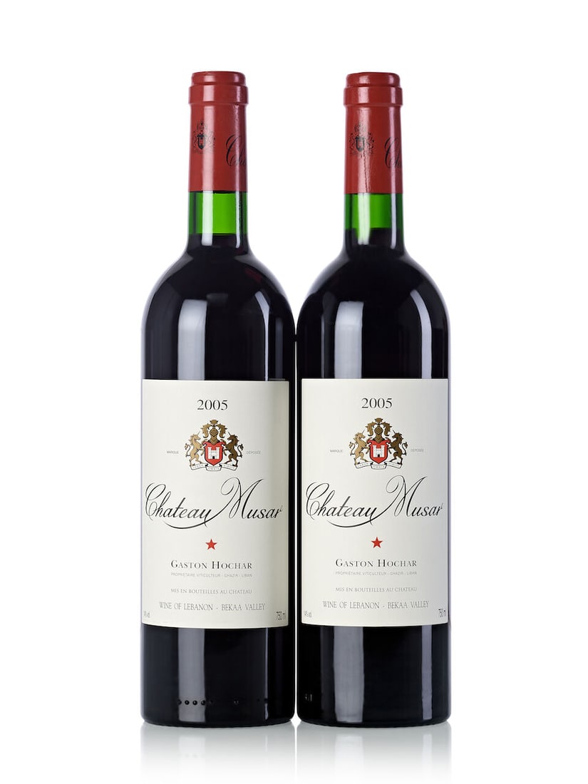 Château Musar Red, 2005 (12x 750ml): Château Musar Red, 2005 (12x 750ml) Region: Lebanon Label: 4x marked, 1x scuffed Lot to be sold without reserve. For further information on this lot please visit Bonhams.com For further informati