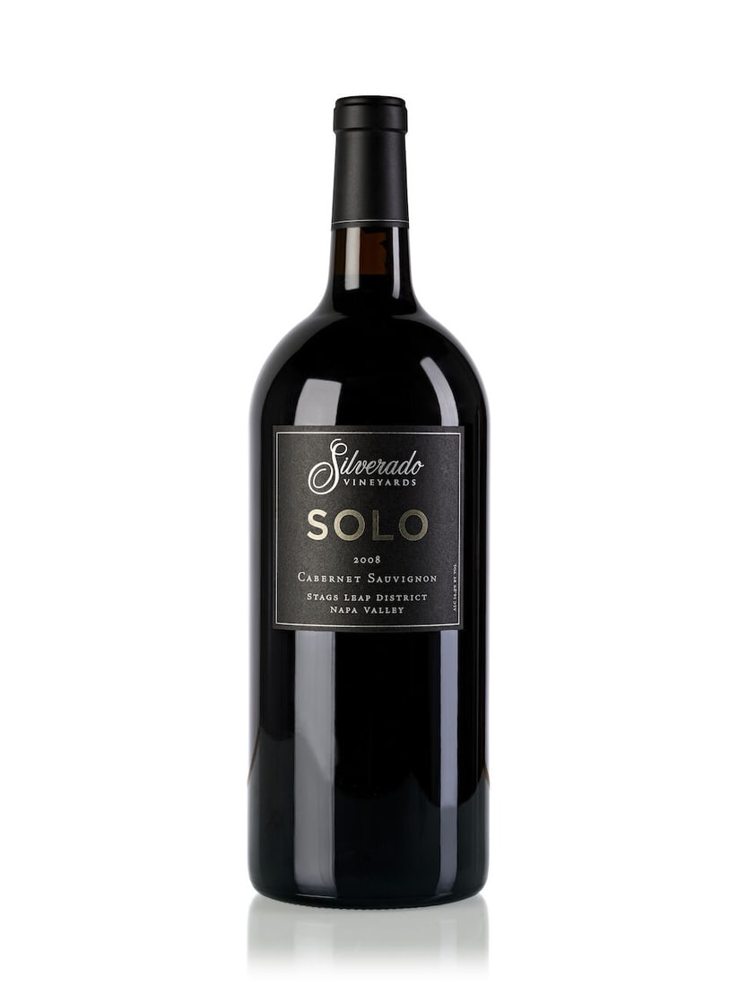 Silverado Vineyards Solo Cabernet Sauvignon, 2008 (2x 3L): Silverado Vineyards Solo Cabernet Sauvignon, 2008 (2x 3L) Region: United States Packaging: 2owc1 Lot to be sold without reserve. For further information on this lot please visit Bonhams.com For