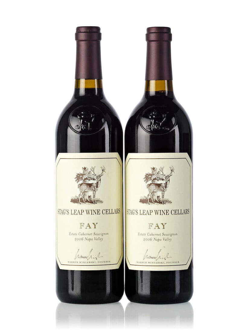 Stag's Leap Wine Cellar Fay Cabernet Sauvignon, 2006 (6x 750ml) Stag's Leap Wine Cellar Fay Cab...: Stag's Leap Wine Cellar Fay Cabernet Sauvignon, 2006 (6x 750ml) Region: United States Stag's Leap Wine Cellar Fay Cabernet Sauvignon, 2012 (5x 750ml) Region: United States Label: 2x slightly marked,