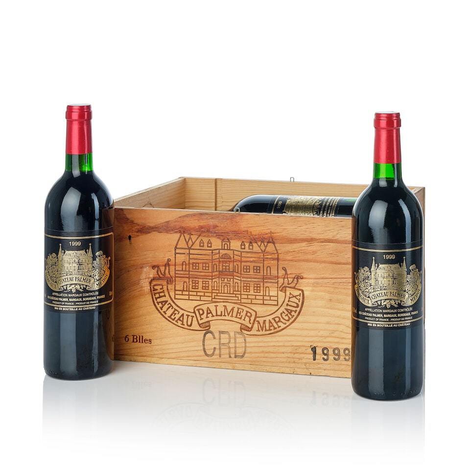 Château Palmer, 1999 (6x 750ml): Château Palmer, 1999 (6x 750ml) Region: Bordeaux Fill Level: 6x base neck Packaging: owc6 For further information on this lot please visit Bonhams.com For further information about this lot pleas