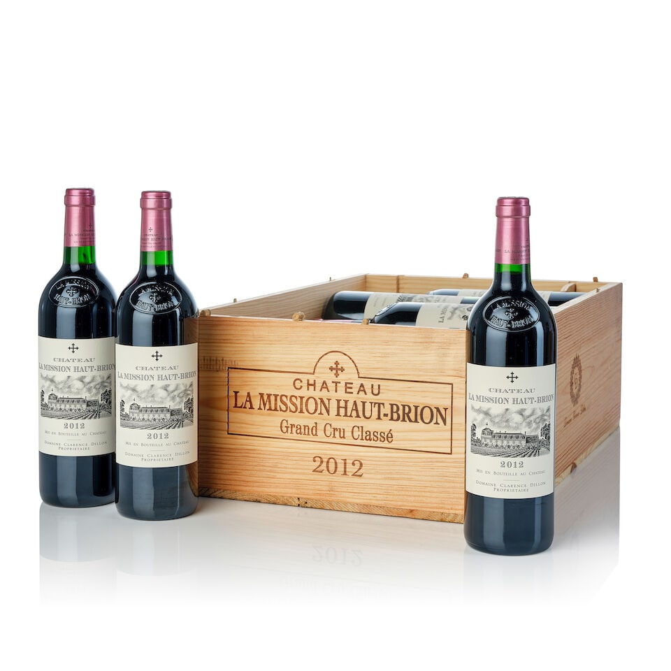 Château La Mission Haut Brion, 2012 (24x 750ml): Château La Mission Haut Brion, 2012 (24x 750ml) Region: Bordeaux Packaging: 2owc12 For further information on this lot please visit Bonhams.com For further information about this lot please