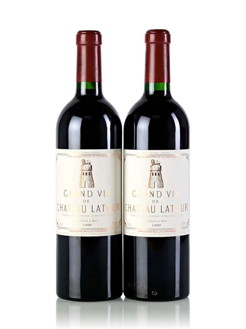 Château Latour, 1999 (4x 750ml): Château Latour, 1999 (4x 750ml) Region: Bordeaux Fill Level: 2x into neck, 2x base neck Label: 1x slightly scuffed For further information on this lot please visit Bonhams.com For further informa
