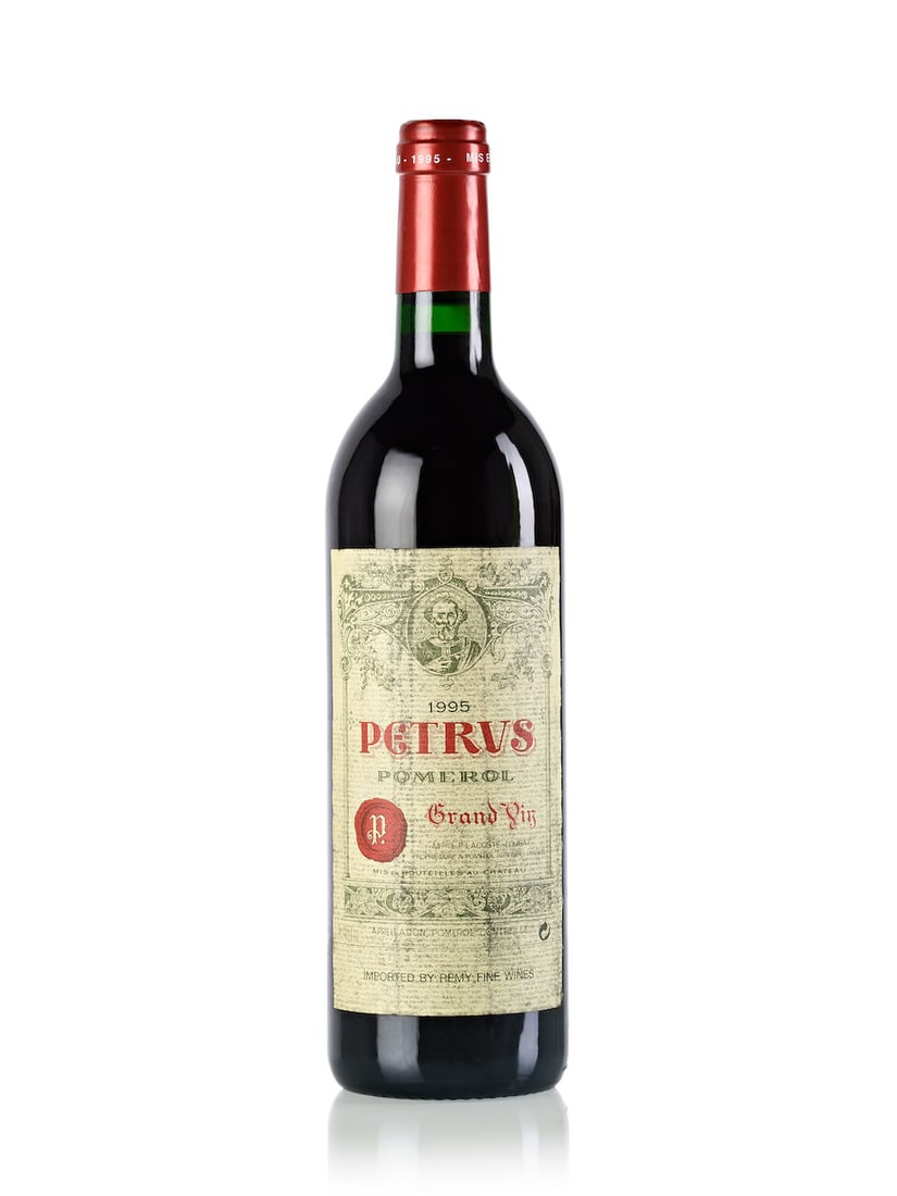 Pétrus, 1995 (1x 750ml): Pétrus, 1995 (1x 750ml) Region: Bordeaux Fill Level: into neck Label: heavily bin-soiled and slightly wrinkled For further information on this lot please visit Bonhams.com For further information