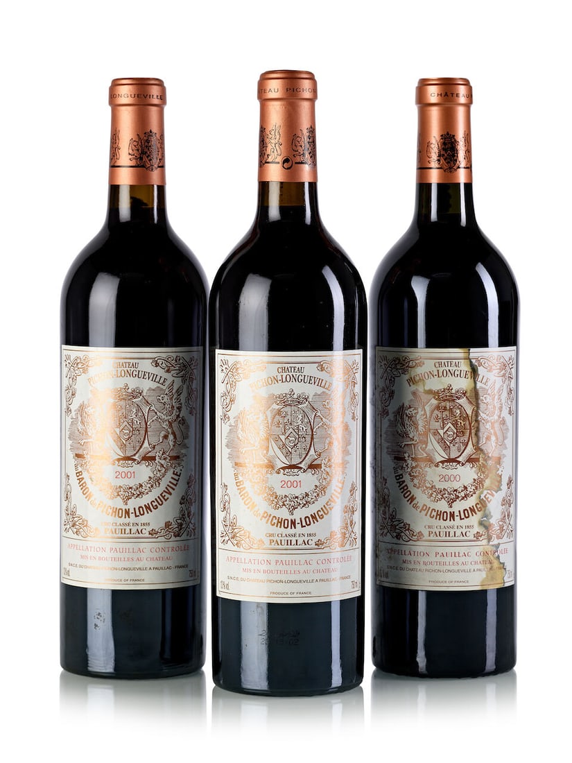Château Pichon Baron, 2000 (1x 750ml) Château Pichon Baron, 2001 (2x 750ml) (1 of 1)