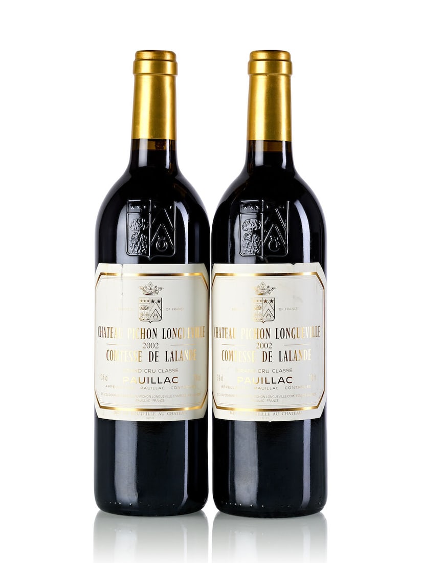 Château Pichon Lalande, 2002 (3x 750ml): Château Pichon Lalande, 2002 (3x 750ml) Region: Bordeaux Label: 1x slightly nicked For further information on this lot please visit Bonhams.com For further information about this lot please