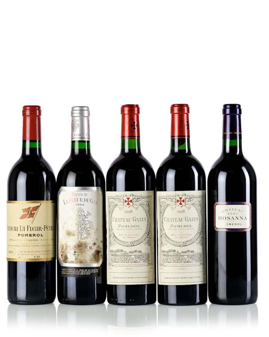 Château La Fleur-Pétrus, 1990 (1x 750ml) Château Gazin, 1998 (2x 750ml) Chât...: Château La Fleur-Pétrus, 1990 (1x 750ml) Region: Bordeaux Fill Level: into neck Label: slightly stained, slightly scuffed and taped Château Gazin, 1998 (2x 750ml) Region: Bordeaux Fill