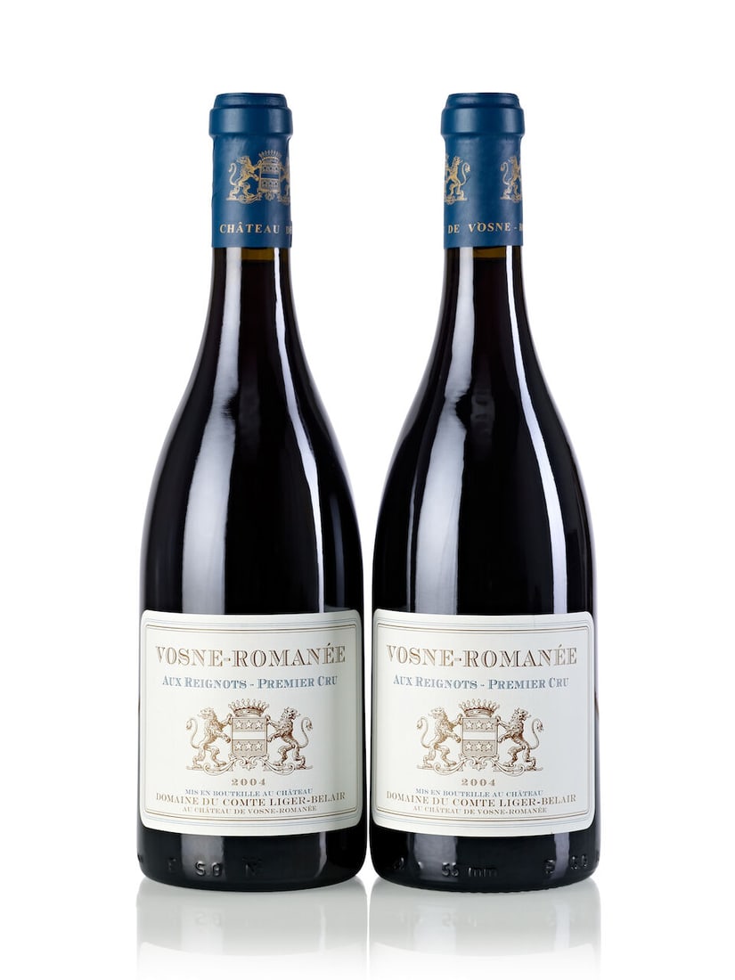 Domaine du Comte Liger Belair Vosne Romanée Aux Reignots, 2004 (2x 750ml): Domaine du Comte Liger Belair Vosne Romanée Aux Reignots, 2004 (2x 750ml) Region: Burgundy Miscellaneous: Production: 1674 bottles For further information on this lot please visit