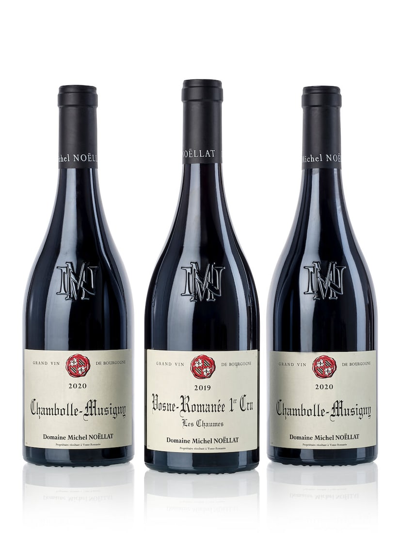 Domaine Michel Noëllat Chambolle Musigny, 2020 (2x 750ml) Domaine Michel Noëllat Vosne...: Domaine Michel Noëllat Chambolle Musigny, 2020 (2x 750ml) Region: Burgundy Domaine Michel Noëllat Vosne Romanée Les Chaumes, 2019 (1x 750ml) Region: Burgundy For further information on