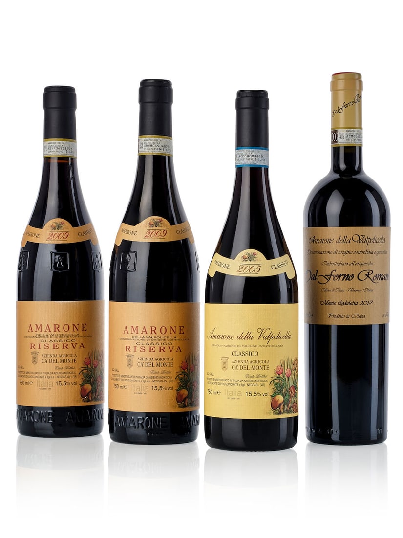Ca' del Monte Amarone della Valpolicella Classico Riserva, 2005 (1x 750ml) Ca' del Monte Amaron...: Ca' del Monte Amarone della Valpolicella Classico Riserva, 2005 (1x 750ml) Region: Italy Ca' del Monte Amarone della Valpolicella Classico Riserva, 2009 (2x 750ml) Region: Italy Dal Forno Romano Amaro