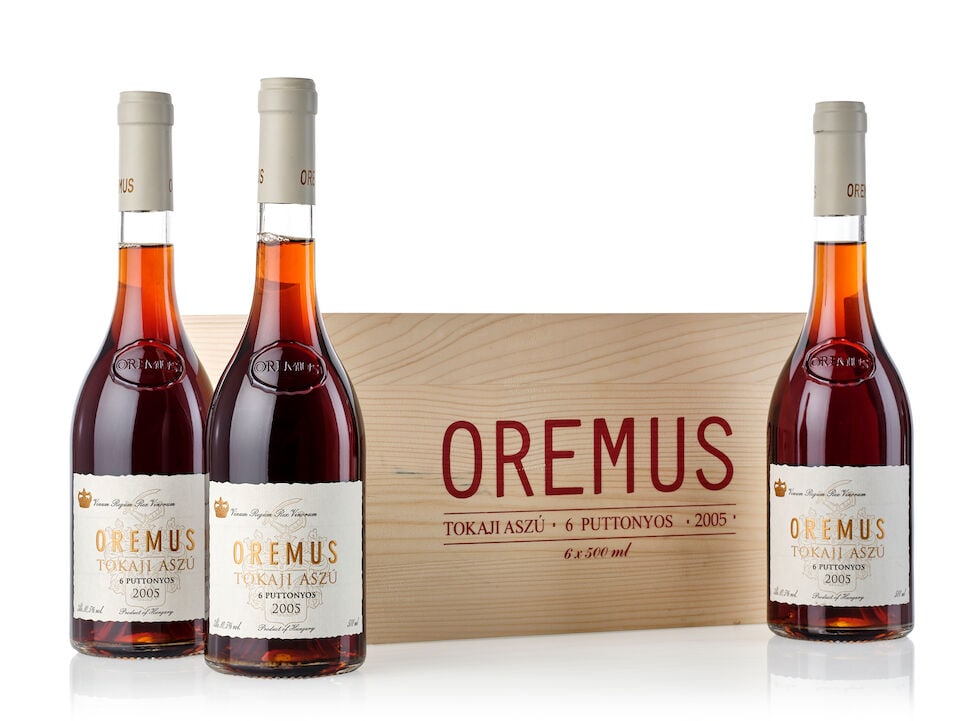 Oremus Tokaji Aszu 6 Puttonyos, 2005 (6x 500ml) (1 of 1)
