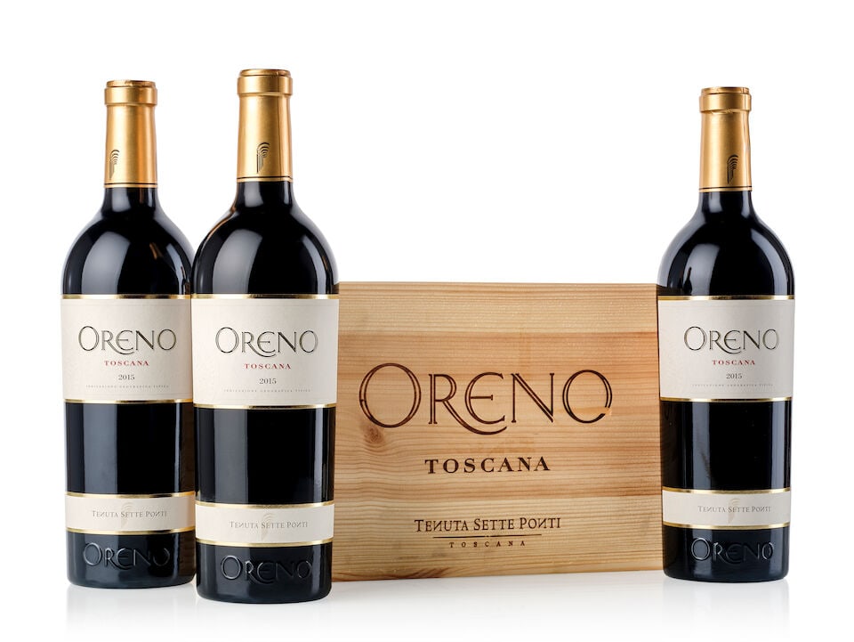 Tenuta Sette Ponti Oreno, 2015 (6x 750ml): Tenuta Sette Ponti Oreno, 2015 (6x 750ml) Region: Italy Packaging: owc6 Lot to be sold without reserve. For further information on this lot please visit Bonhams.com For further information about this