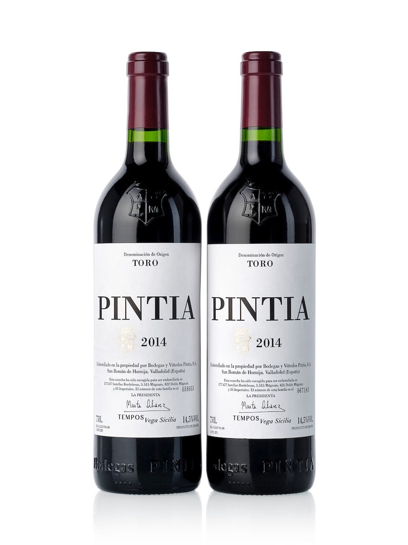 Vega Sicilia Pintia, 2014 (6x 750ml): Vega Sicilia Pintia, 2014 (6x 750ml) Region: Spain Lot to be sold without reserve. For further information on this lot please visit Bonhams.com For further information about this lot please visit