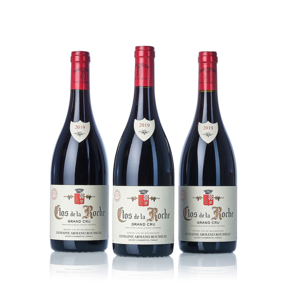Domaine Armand Rousseau Clos de la Roche, 2019 (6x 750ml): Domaine Armand Rousseau Clos de la Roche, 2019 (6x 750ml) Region: Burgundy Packaging: oc For further information on this lot please visit Bonhams.com For further information about this lot please