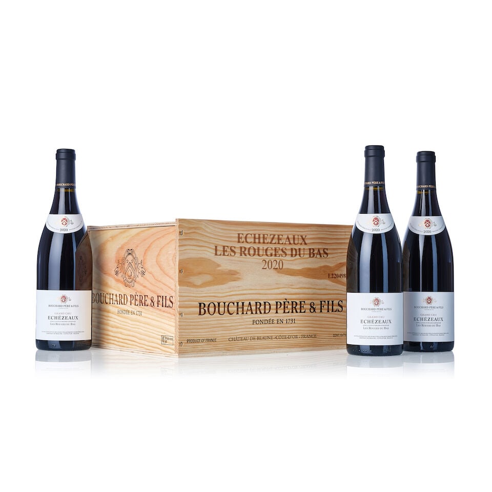Domaine Bouchard Père & Fils Echézeaux Les Rouges du Bas, 2020 (12x 750ml): Domaine Bouchard Père & Fils Echézeaux Les Rouges du Bas, 2020 (12x 750ml) Region: Burgundy Packaging: 2owc6 For further information on this lot please visit Bonhams.com For further informat