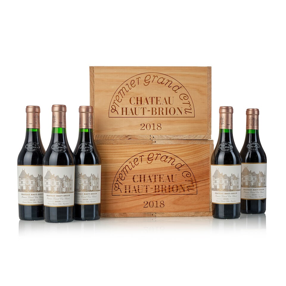 Château Haut Brion, 2018 (9x 375ml): Château Haut Brion, 2018 (9x 375ml) Region: Bordeaux Packaging: in owc12 For further information on this lot please visit Bonhams.com For further information about this lot please visit the