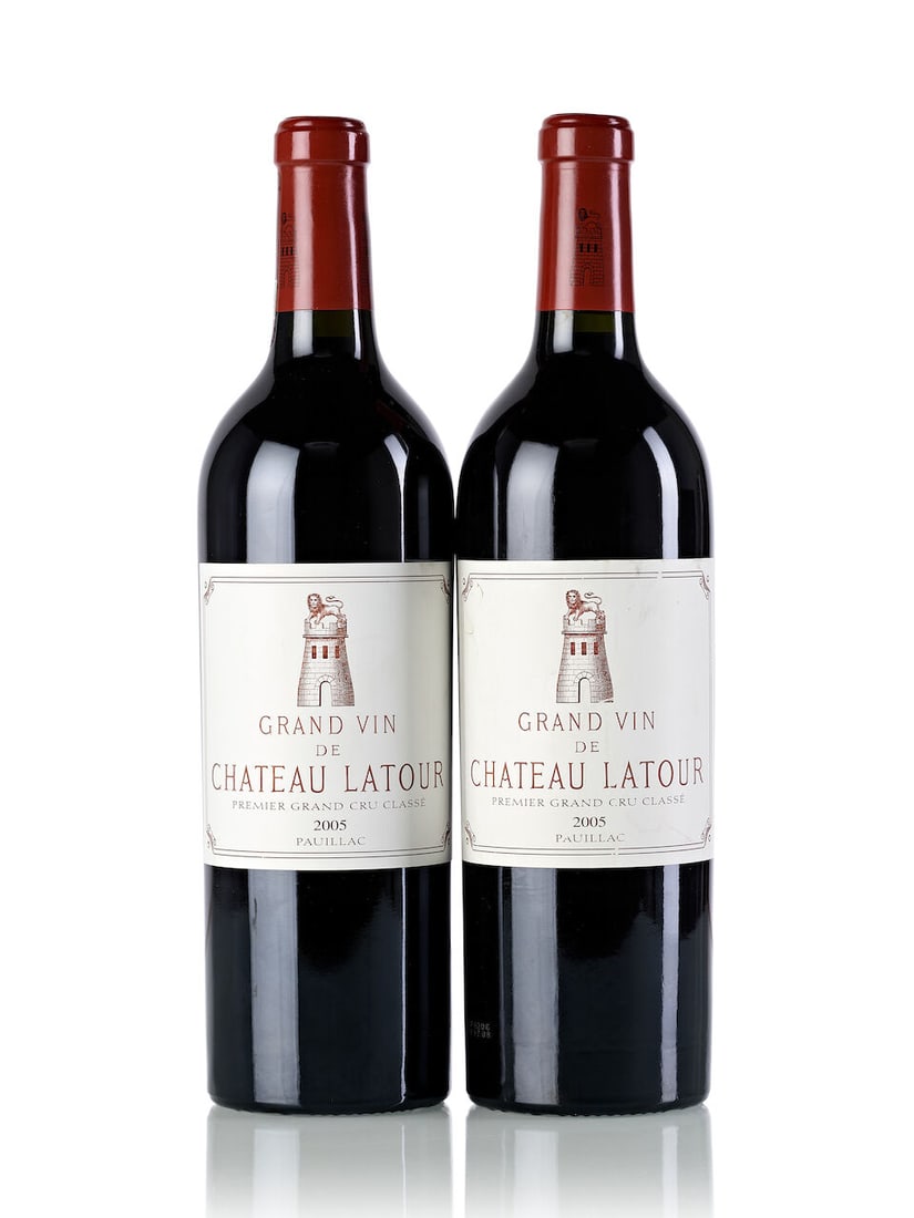 Château Latour, 2005 (2x 750ml): Château Latour, 2005 (2x 750ml) Region: Bordeaux Label: 2x slightly bin-soiled, 1x slightly scuffed Miscellaneous: two different releases, 1x released from the cellar of Château Latour in 20