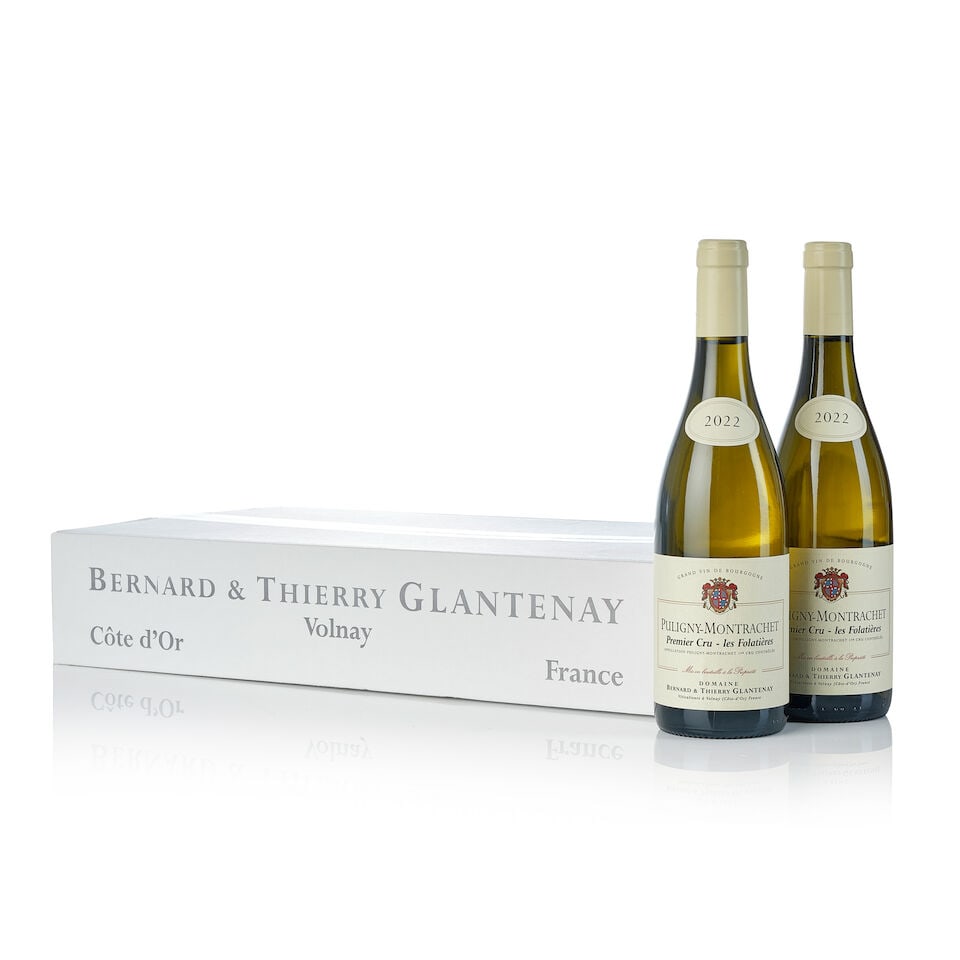 Domaine Bernard & Thierry Glantenay Puligny Montrachet Folatières, 2022 (12x 750ml): Domaine Bernard & Thierry Glantenay Puligny Montrachet Folatières, 2022 (12x 750ml) Region: Burgundy Packaging: 2owc6 For further information on this lot please visit Bonhams.com For further info