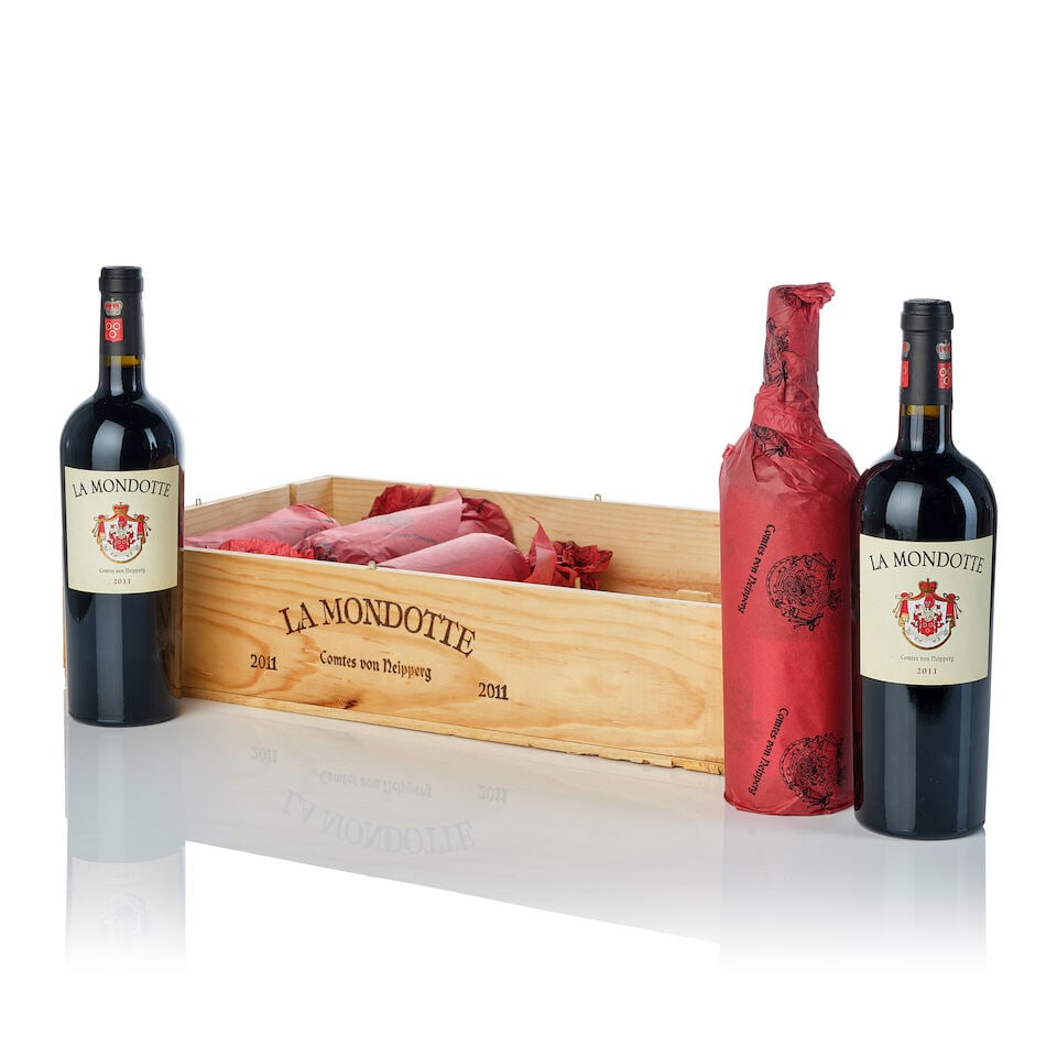 Château La Mondotte, 2011 (12x 750ml): Château La Mondotte, 2011 (12x 750ml) Region: Bordeaux Packaging: 2owc6 For further information on this lot please visit Bonhams.com For further information about this lot please