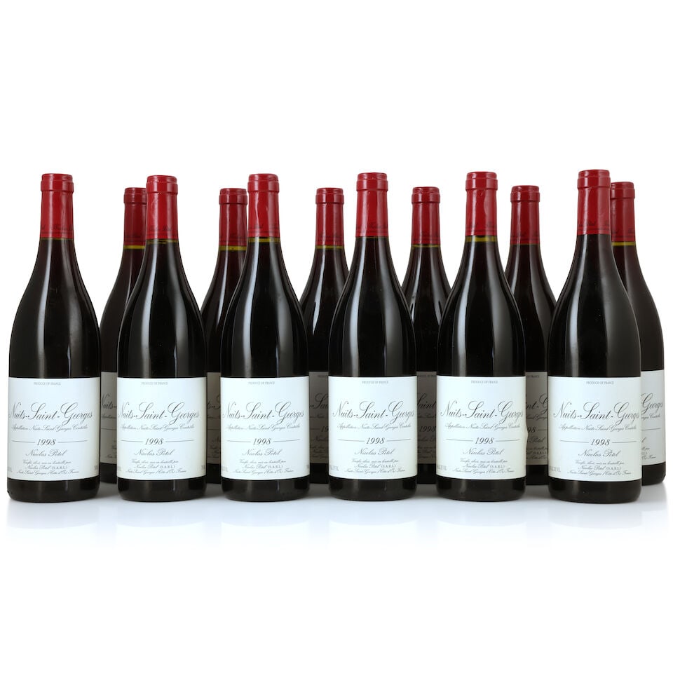 Nicolas Potel, Nuits-St-Georges, 1998 (12 x 750ml): Nicolas Potel, Nuits-St-Georges, 1998 (12 x 750ml) Region: Côte de Nuits Label: lightly damp-affected labels - 4 slightly creased & peeling Packaging: original carton This lot is subject to the f