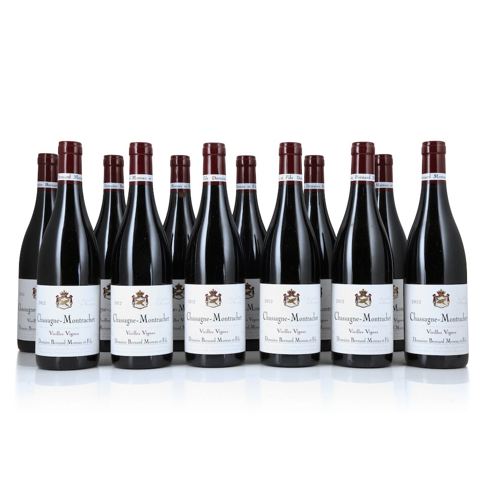 Bernard Moreau et Fils, Chassagne-Montrachet Rouge Vieilles Vignes, 2012 (12 x 750ml) - 2