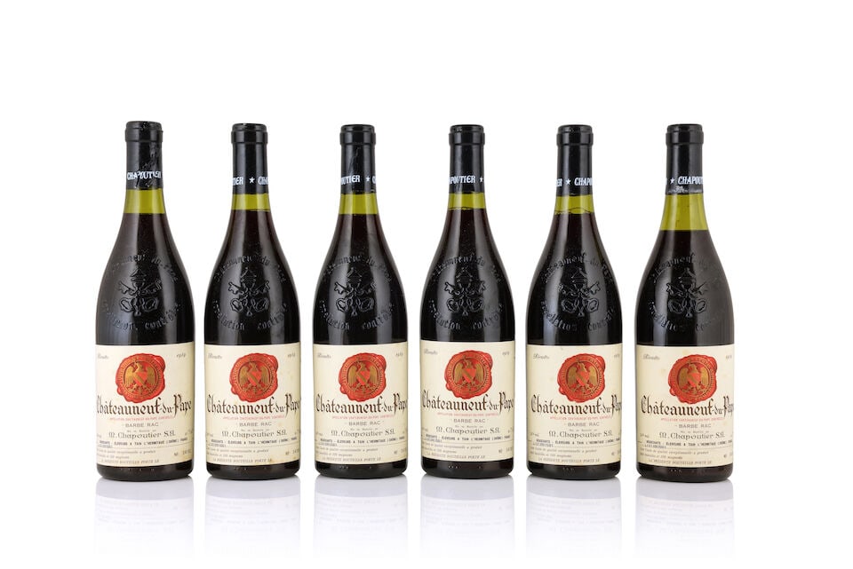 M. Chapoutier, Châteauneuf-du-Pape Barbe Rac, 1989 (6 x 750ml) - 2
