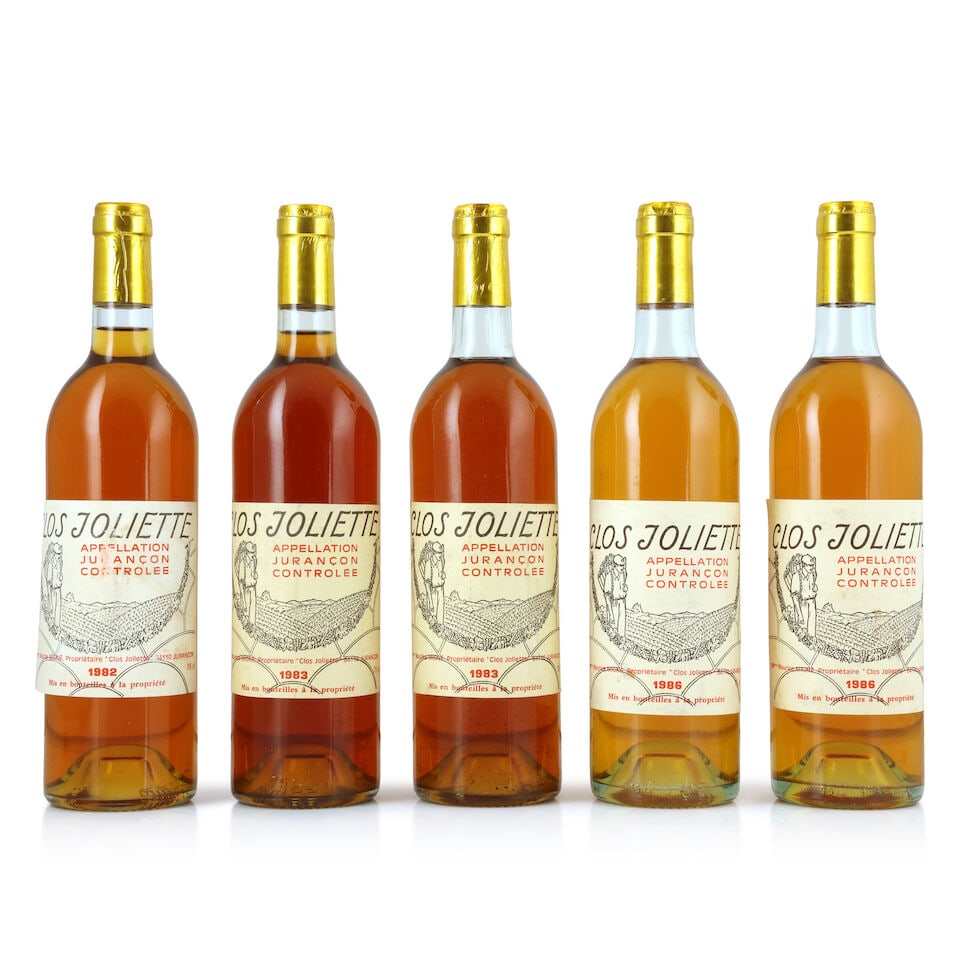 Clos Joliette, 1982 (1 x 750ml) Clos Joliette, 1983 (2 x 750ml) Clos Joliette, 1986 (2 x 750ml) (1 of 1)