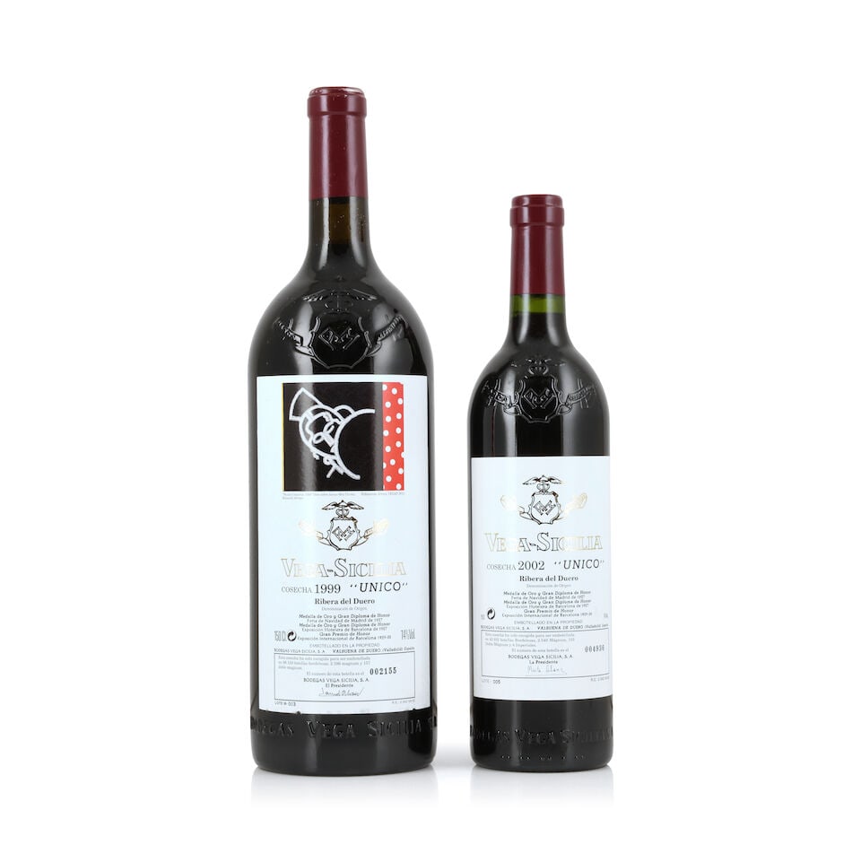 Vega Sicilia Unico, 1999 (1 x magnum) Vega Sicilia Unico, 2002 (1 x 750ml) (1 of 1)