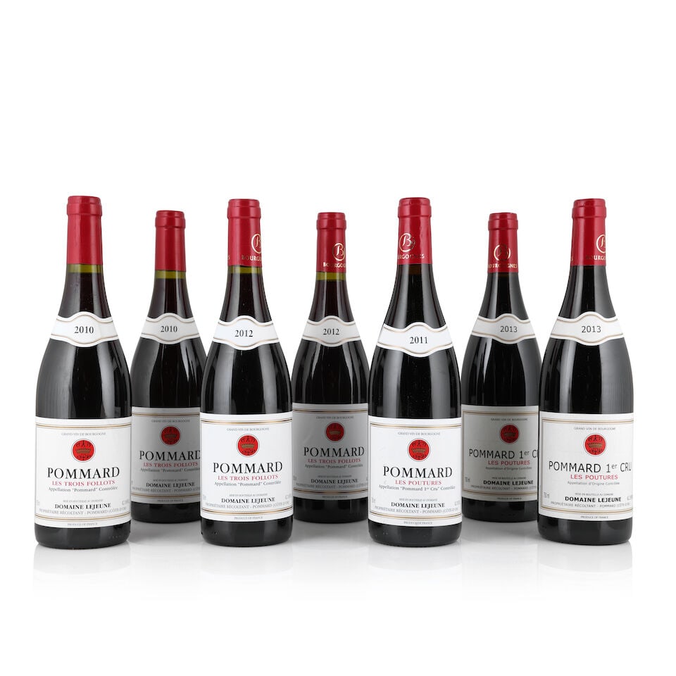 Domaine Lejeune, Pommard Les Trois Follots, 2010 (6 x 750ml) Domaine Lejeune, Pommard Les Trois... (1 of 2)