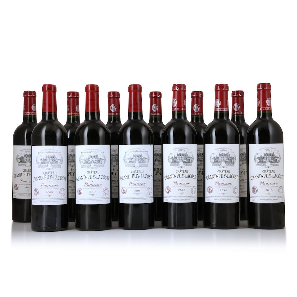 Château Grand-Puy-Lacoste, 2005 (3 x 750ml) Château Grand-Puy-Lacoste, 2010 (9 x 750ml) - 2