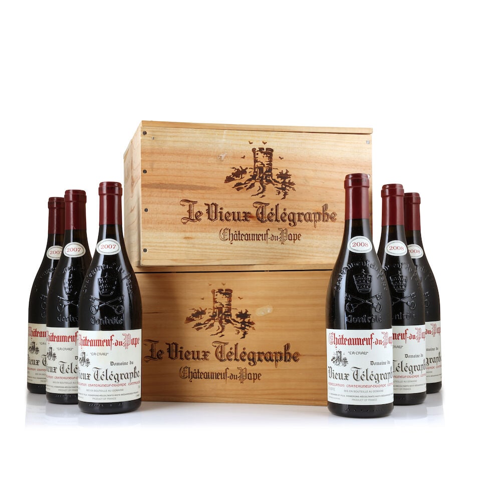 Domaine du Vieux Télégraphe, Châteauneuf-du-Pape, 2007 (3 x 750ml) Domaine du Vie... (1 of 1)