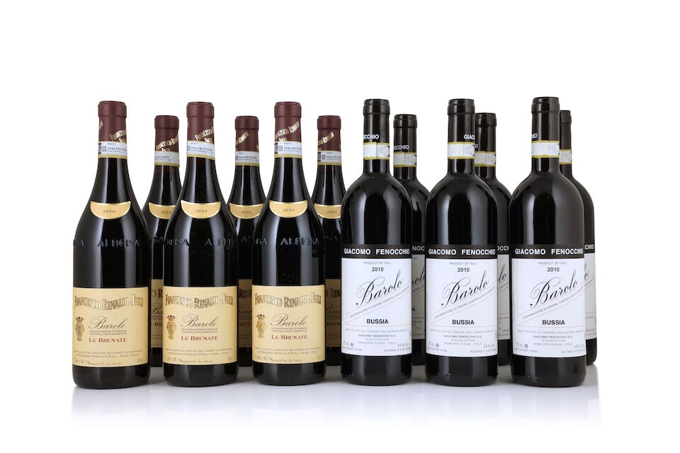 Francesco Rinaldi & Figli Barolo, Le Brunate, 2010 (6 x 750ml) Giacomo Fenocchio Barolo, Bussia,... - 2