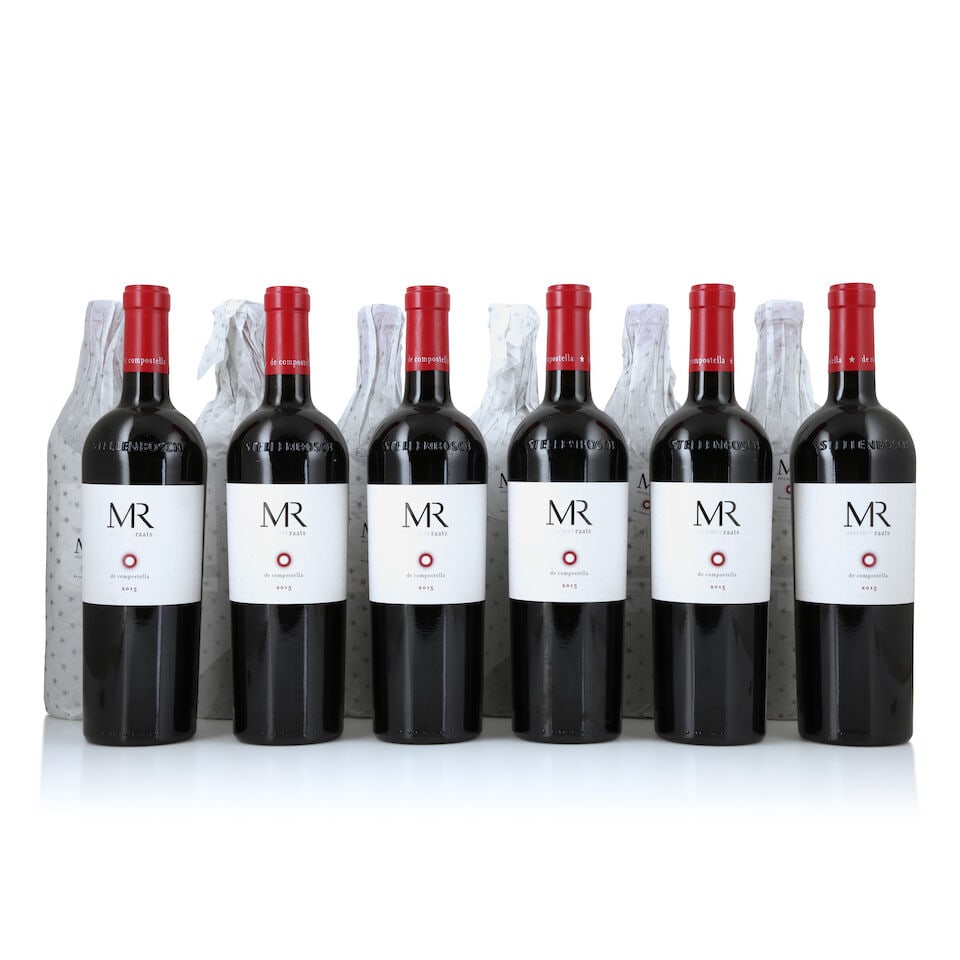 MR de Compostella, 2015 (12 x 750ml): MR de Compostella, 2015 (12 x 750ml) Region: South Africa Packaging: 2 x original carton This lot is subject to the following lot symbols: Δ Δ VAT at the prevailing rate on Hammer Price and 
