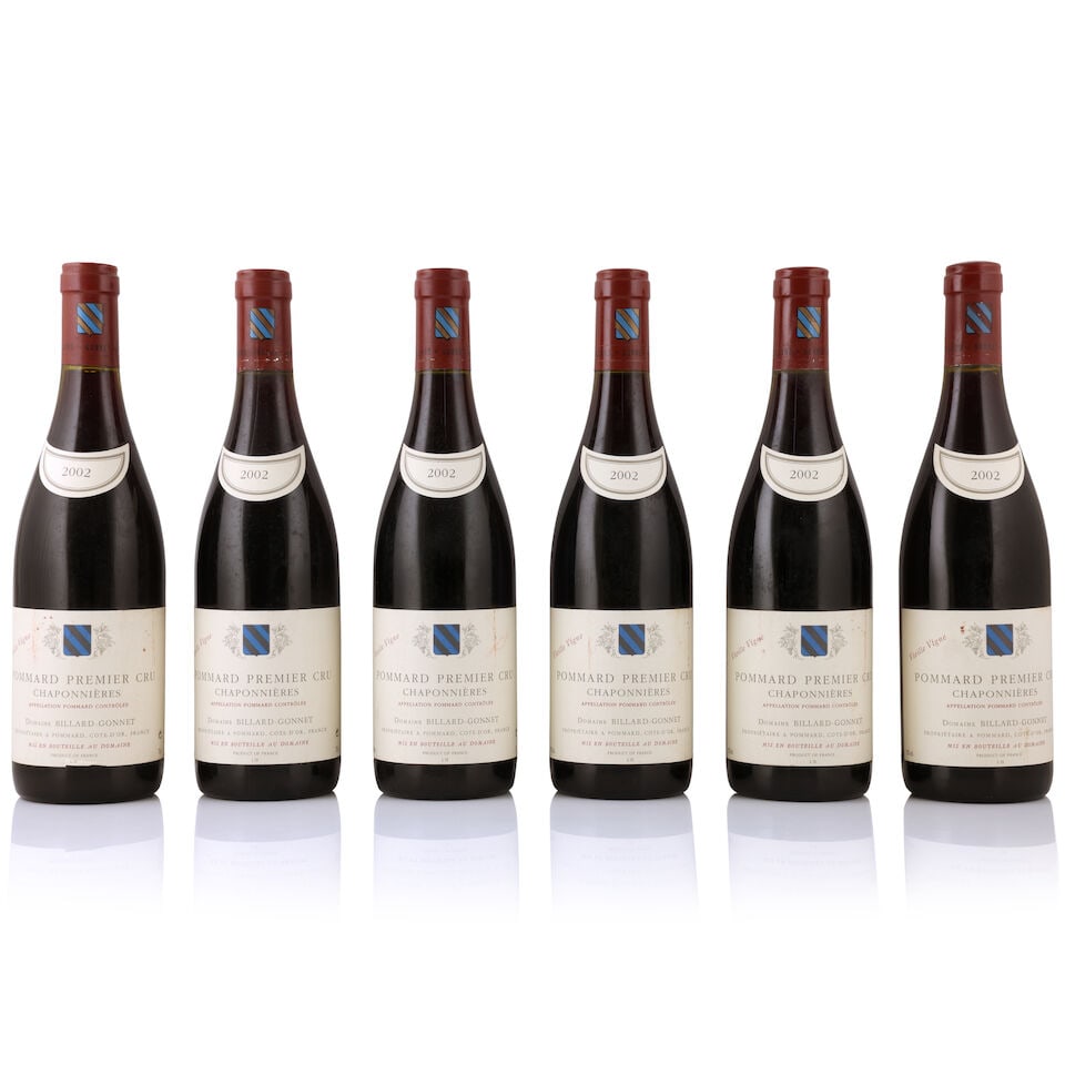Domaine Billard-Gonnet, Pommard 1er Cru Chaponnières Vieilles Vignes, 2002 (10 x 750ml) - 2