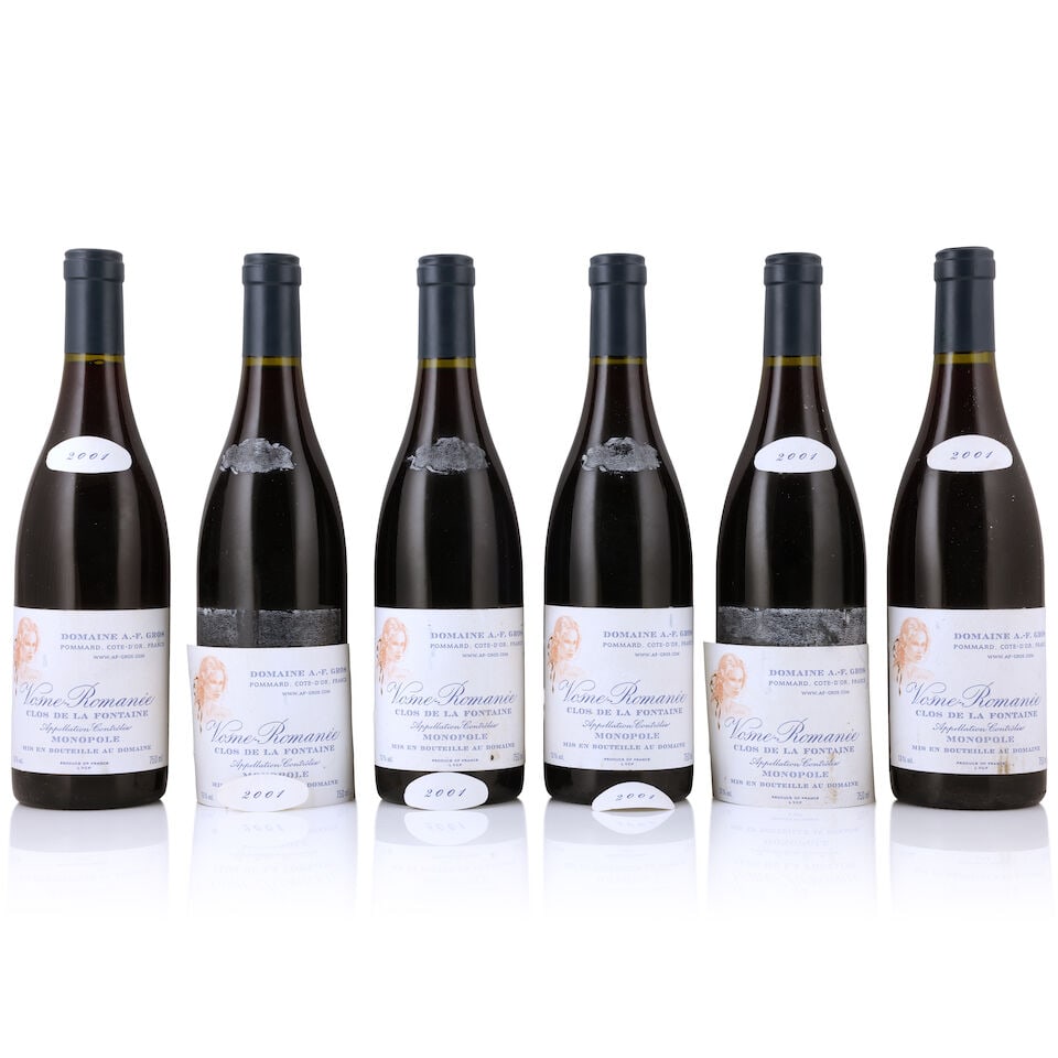 Domaine A.F. Gros, Vosne-Romanée Clos de la Fontaine, 2001 (12 x 750ml) - 2