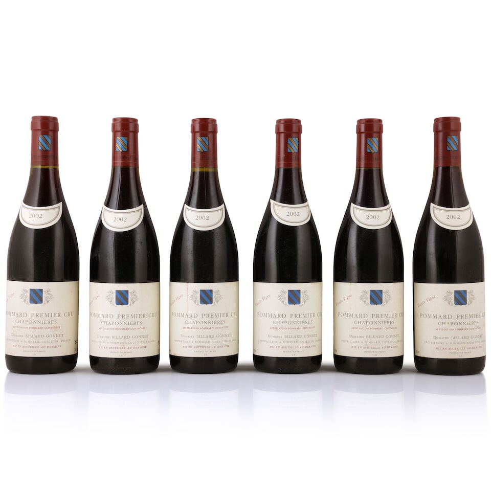 Domaine Billard-Gonnet, Pommard 1er Cru Chaponnières Vieilles Vignes, 2002 (12 x 750ml) - 2