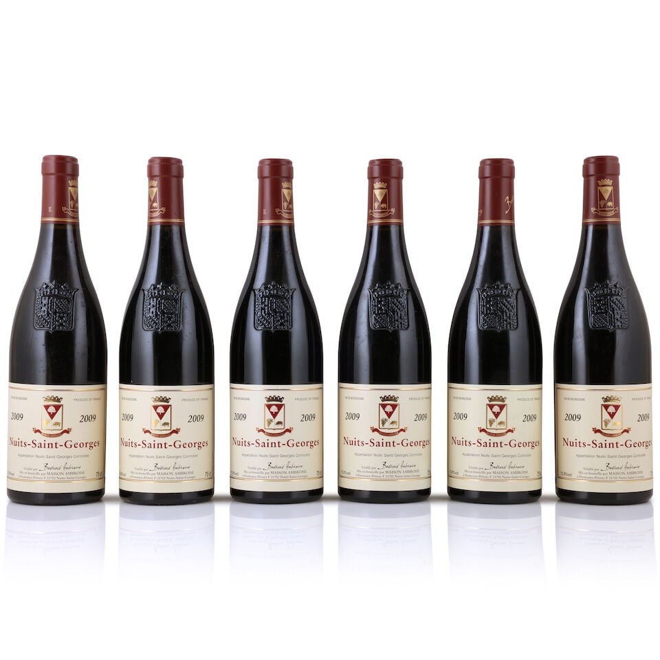 Bertrand Ambroise, Nuits-St-Georges, 2009 (12 x 750ml) Bertrand Ambroise, Beaune 1er Cru Les Tu... - 2