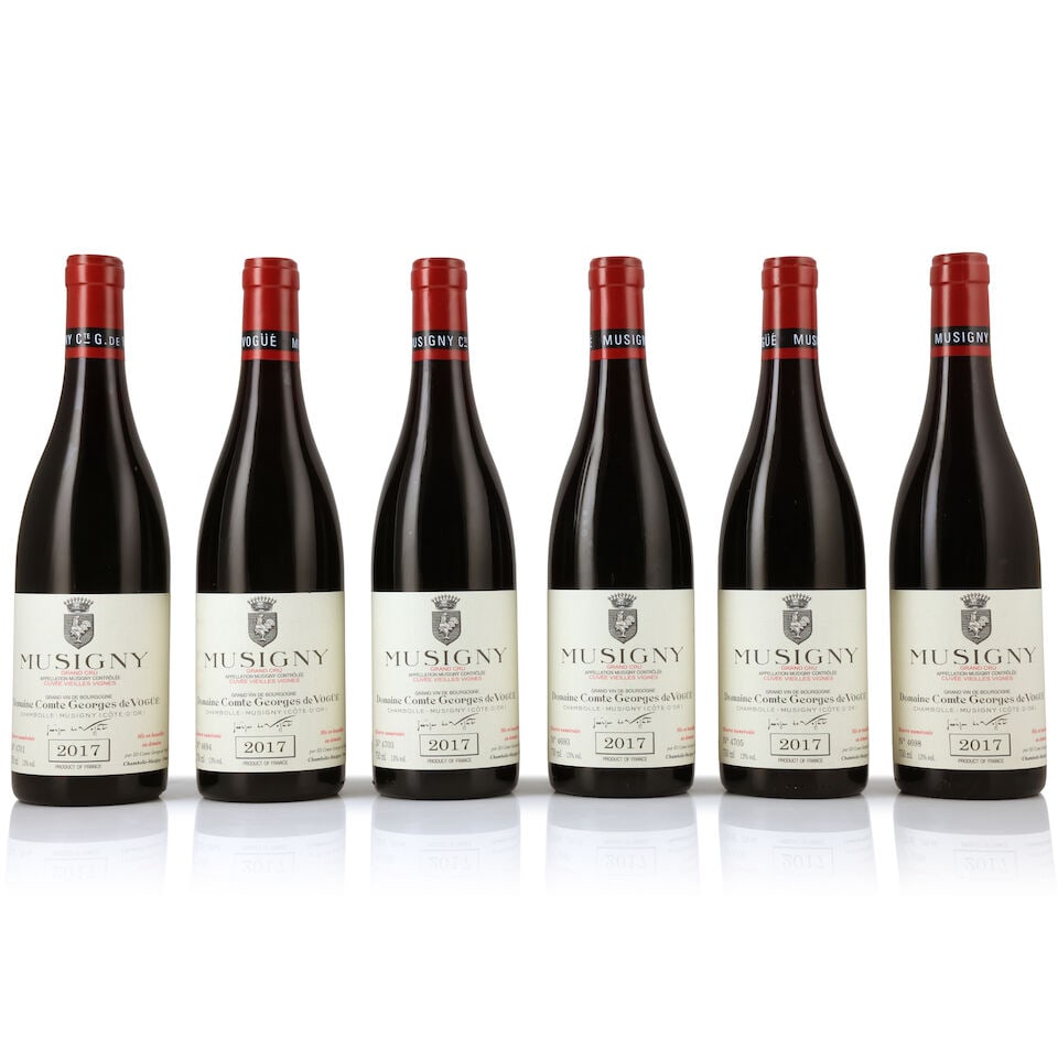 Domaine Comte Georges de Vogüé, Musigny Cuvée Vieilles Vignes, 2017 (6 x 750ml): Domaine Comte Georges de Vogüé, Musigny Cuvée Vieilles Vignes, 2017 (6 x 750ml) Region: Côte de Nuits Packaging: individual wooden cases This lot is subject to the following lot sy