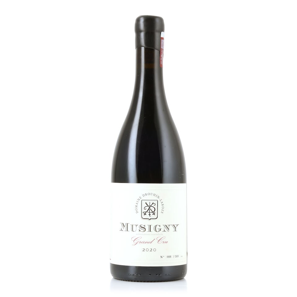 Domaine Drouhin-Laroze, Musigny, 2020 (1 x 750ml): Domaine Drouhin-Laroze, Musigny, 2020 (1 x 750ml) Region: Côte de Nuits Packaging: individual wooden case This lot is subject to the following lot symbols: Δ Δ VAT at the prevailing rat