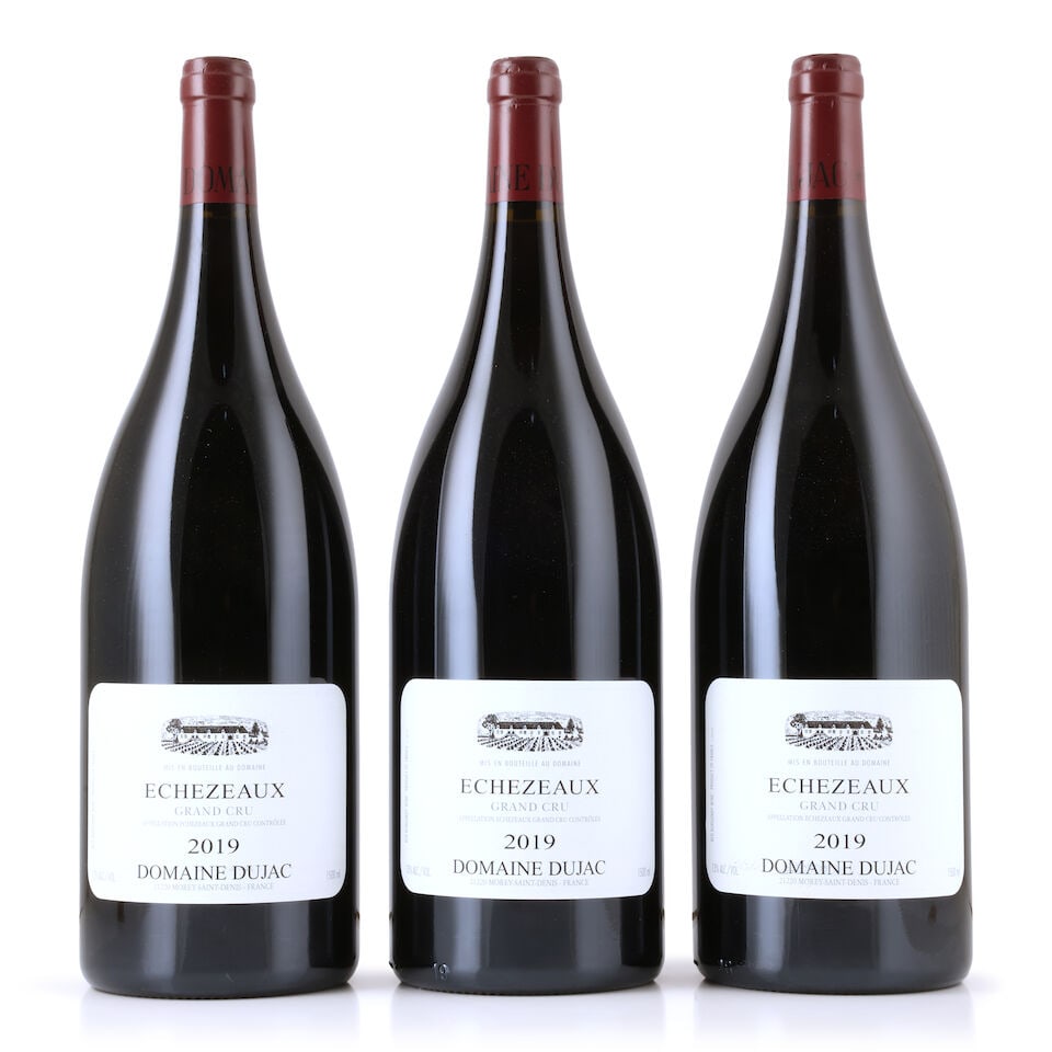 Domaine Dujac, Echezeaux, 2019 (3 x 1500ml): Domaine Dujac, Echezeaux, 2019 (3 x 1500ml) Region: Côte de Nuits Label: lightly bin-soiled Packaging: original carton This lot is subject to the following lot symbols: Δ Δ VAT at the p