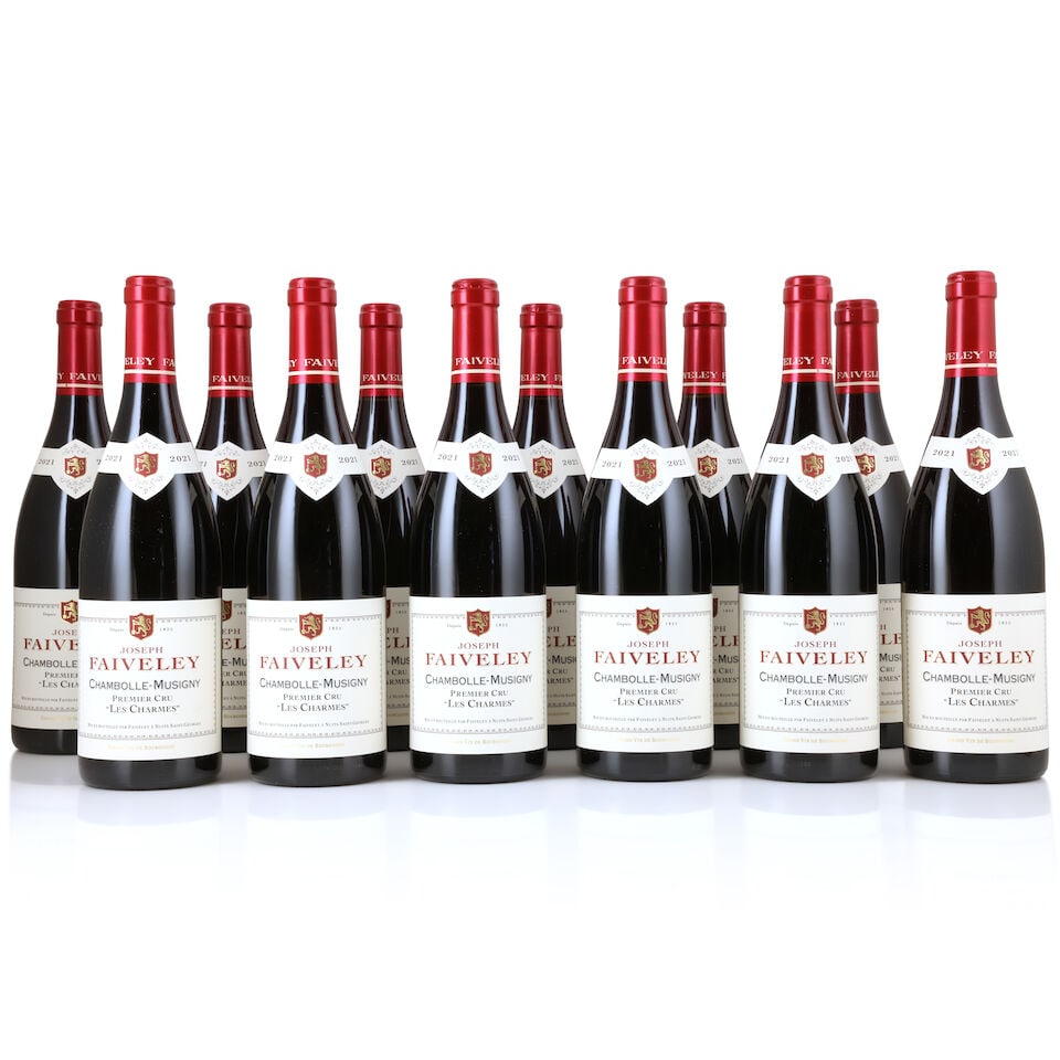 Joseph Faiveley, Chambolle-Musigny 1er Cru Les Charmes, 2021 (12 x 750ml): Joseph Faiveley, Chambolle-Musigny 1er Cru Les Charmes, 2021 (12 x 750ml) Region: Côte de Nuits Packaging: 2 x original cartons This lot is subject to the following lot symbols: Δ Δ VAT