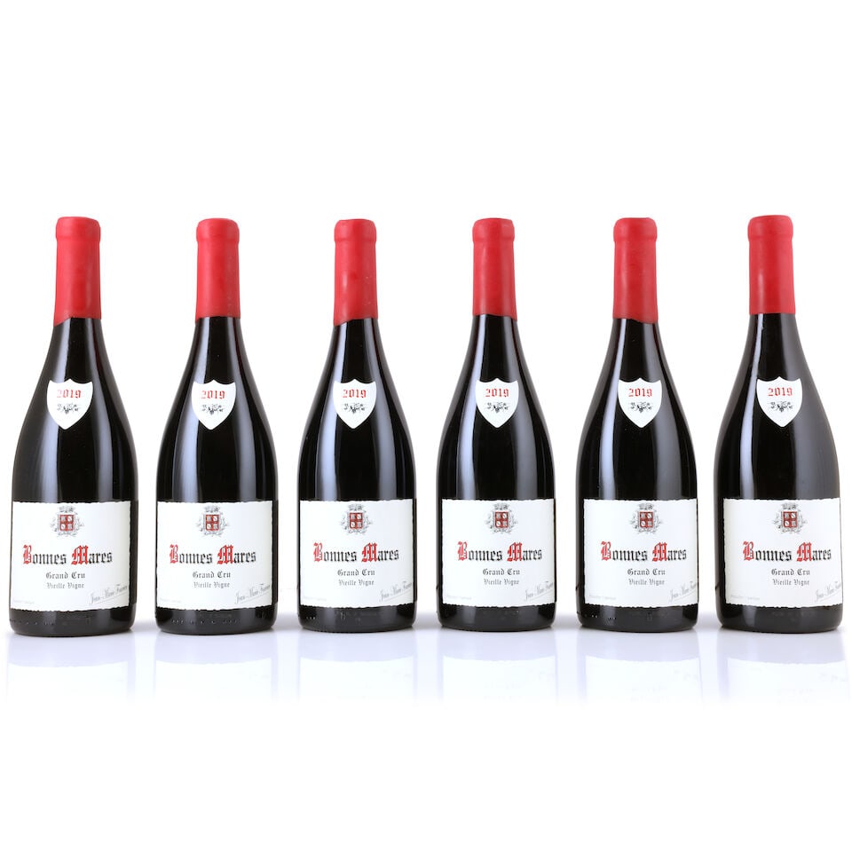 Jean-Marie Fourrier, Bonnes-Mares Vieille Vigne, 2019 (6 x 750ml): Jean-Marie Fourrier, Bonnes-Mares Vieille Vigne, 2019 (6 x 750ml) Region: Côte de Nuits Packaging: 2 x original cartons This lot is subject to the following lot symbols: Δ Δ VAT at the 