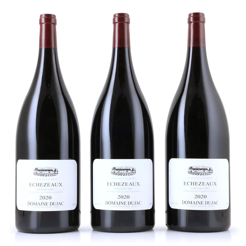 Domaine Dujac, Echezeaux, 2020 (3 x 1500ml): Domaine Dujac, Echezeaux, 2020 (3 x 1500ml) Region: Côte de Nuits Packaging: original carton This lot is subject to the following lot symbols: Δ Δ VAT at the prevailing rate on Hammer P
