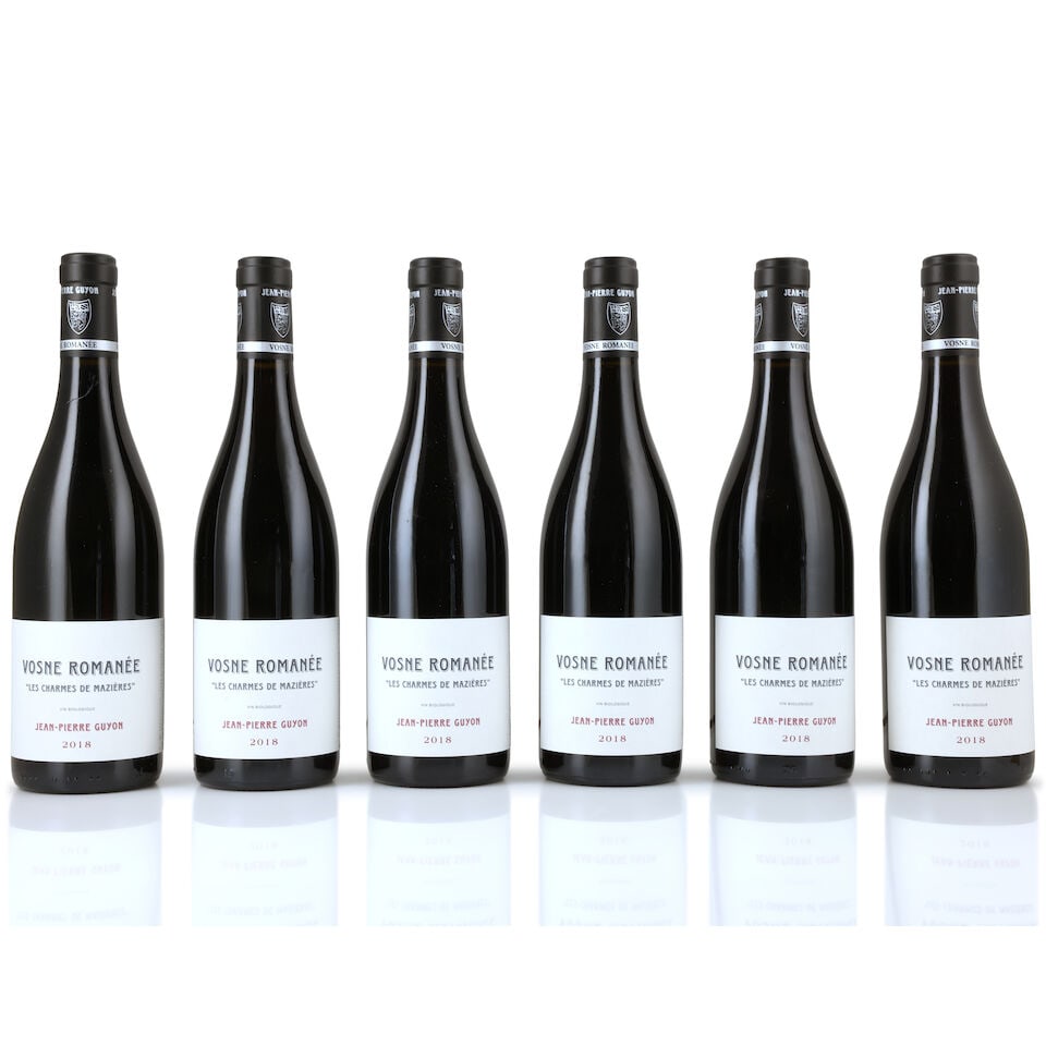 Jean-Pierre Guyon, Vosne-Romanée Les Charmes de Mazières, 2018 (6 x 750ml): Jean-Pierre Guyon, Vosne-Romanée Les Charmes de Mazières, 2018 (6 x 750ml) Region: Côte de Nuits Packaging: original carton This lot is subject to the following lot symbols: Δ [