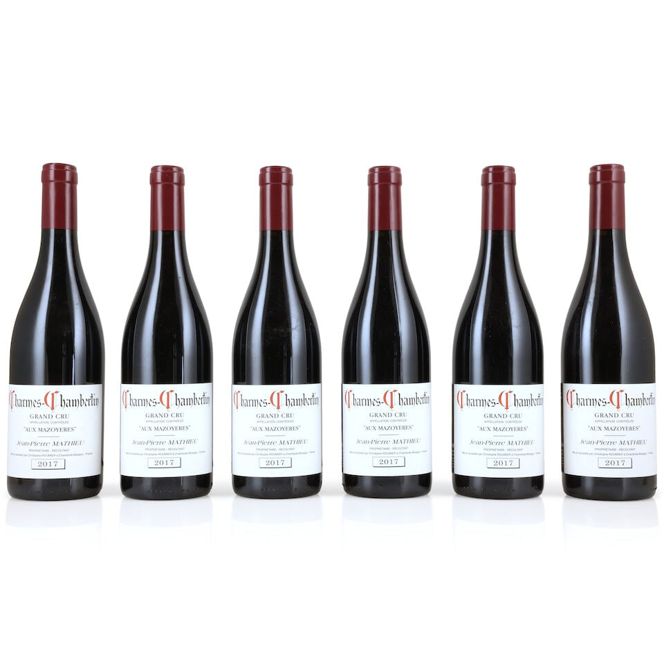 Jean-Pierre Mathieu/Roumier, Charmes-Chambertin Aux Mazoyères, 2017 (6 x 750ml): Jean-Pierre Mathieu/Roumier, Charmes-Chambertin Aux Mazoyères, 2017 (6 x 750ml) Region: Côte de Nuits Packaging: original carton This lot is subject to the following lot symbols: Δ [