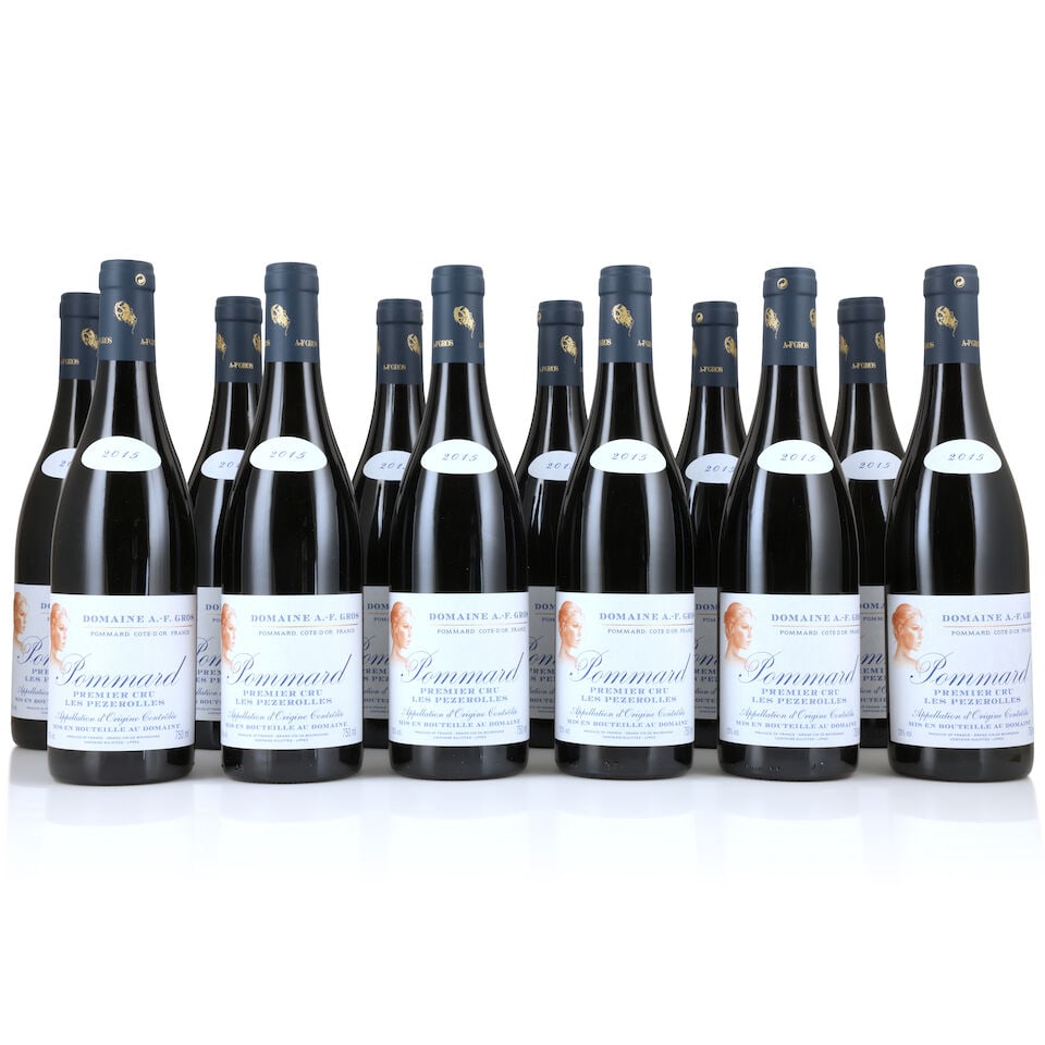Domaine A.F. Gros, Pommard 1er Cru Les Pezerolles, 2015 (12 x 750ml): Domaine A.F. Gros, Pommard 1er Cru Les Pezerolles, 2015 (12 x 750ml) Region: Côte de Beaune Packaging: 2 x original cartons This lot is subject to the following lot symbols: Δ Δ VAT at 