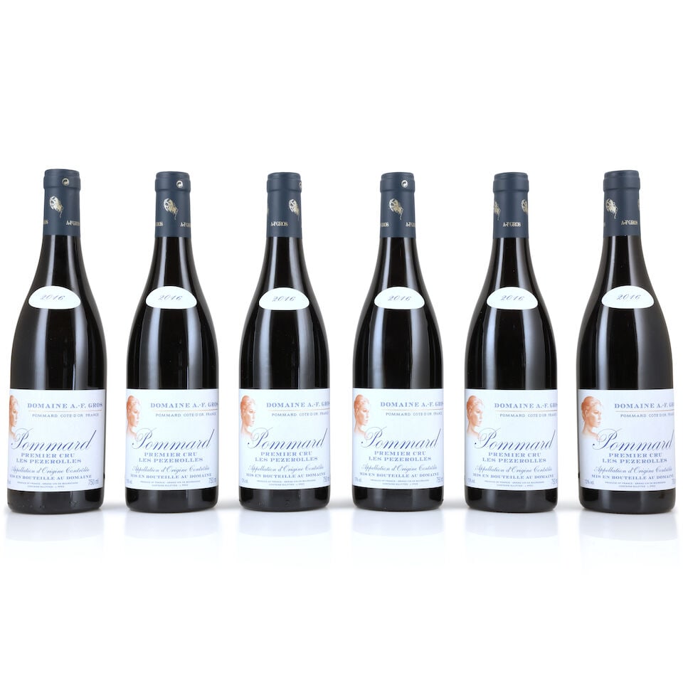 Domaine A.F. Gros, Pommard 1er Cru Les Pezerolles, 2016 (6 x 750ml): Domaine A.F. Gros, Pommard 1er Cru Les Pezerolles, 2016 (6 x 750ml) Region: Côte de Beaune Packaging: original carton This lot is subject to the following lot symbols: Δ Δ VAT at the pr